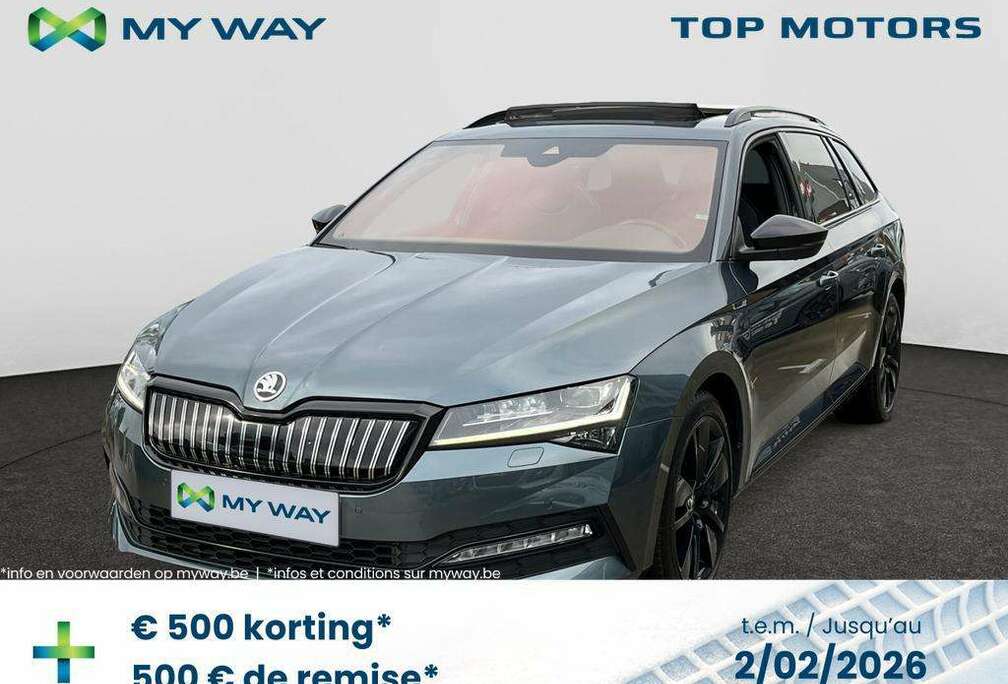 Skoda SPORTLINE*PANODAK*360CAM*GPS*CARPLAY*TOPWAY.BE