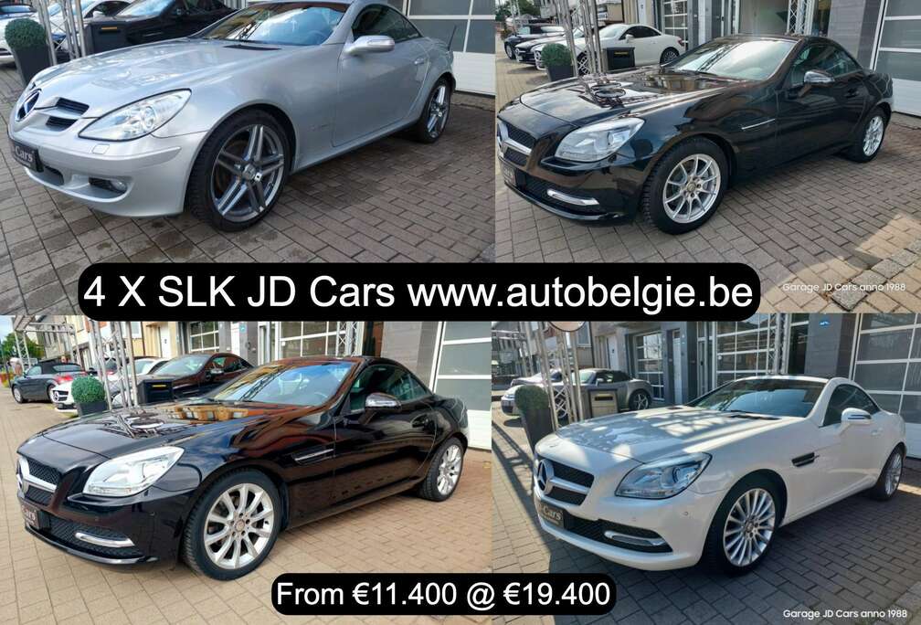 Mercedes-Benz 4 x SLK 200 *MET 3 JAAR GARANTIE* www .JDCARS. be