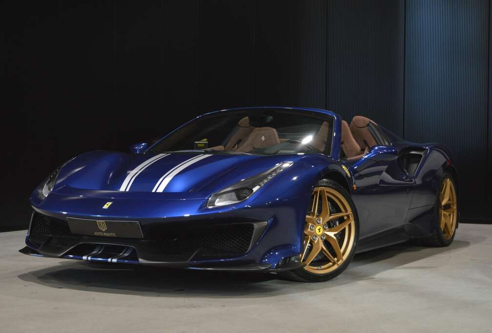 Ferrari Pista Spider - 5.700 km - Blu TDF - Carbon - Lift
