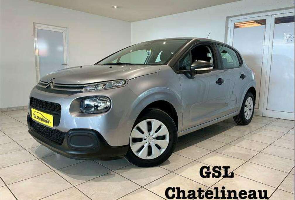 Citroen 1.2 82cv Feel 2020 Gris Airco/Cruise/Navi/Carplay