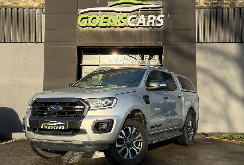 Ford Ranger 2.0D WILDTRACK Bi-Turbo,BOÎTE AUTO,CRUISE,CLIM,CAMÉRA,RADARS,SIÈGES CHAUFFANTS…