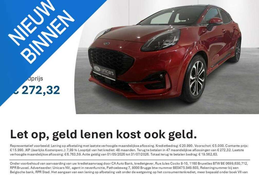 Ford 1.0i Ecoboost mHEV 92kW ST-Line