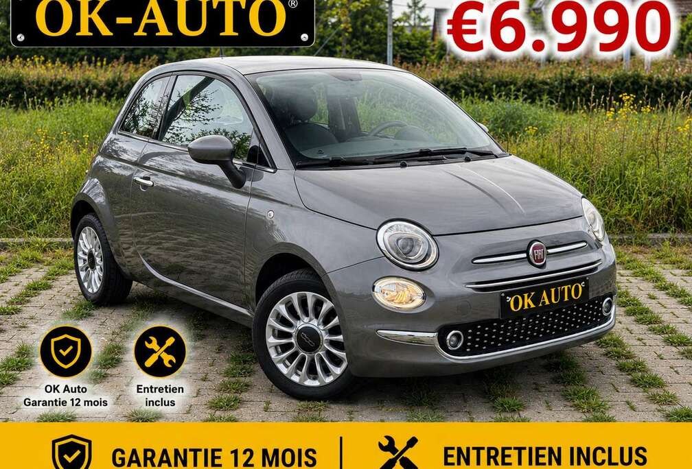 Fiat 500 1.2i Lounge Garantie 12 Mois Pano