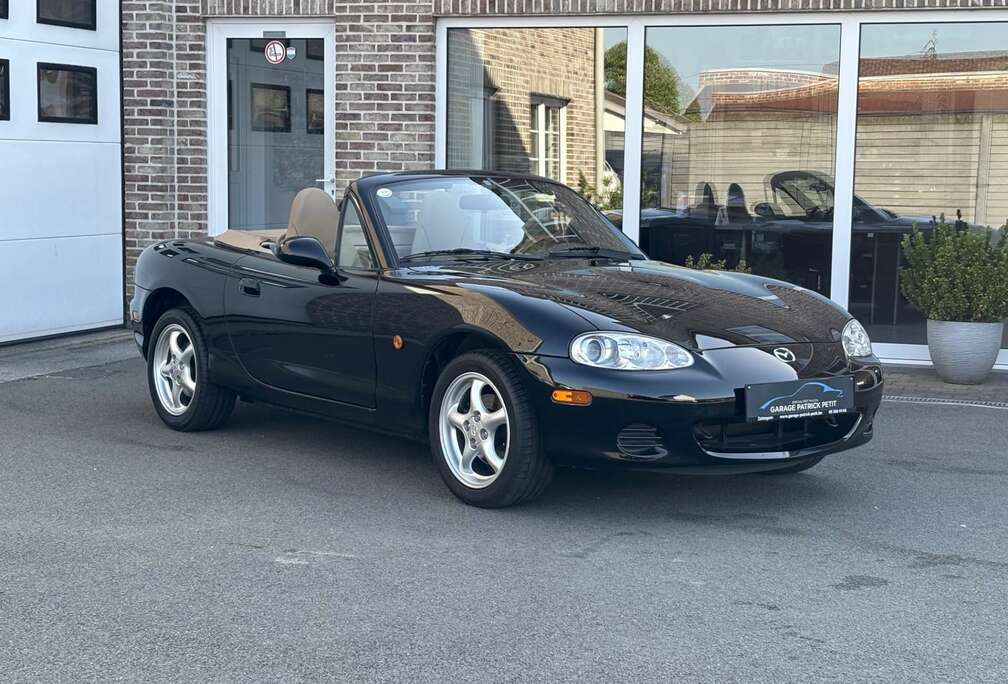 Mazda MX-5 1.6i 16v Tan Leather / 112000km / 12m waarborg
