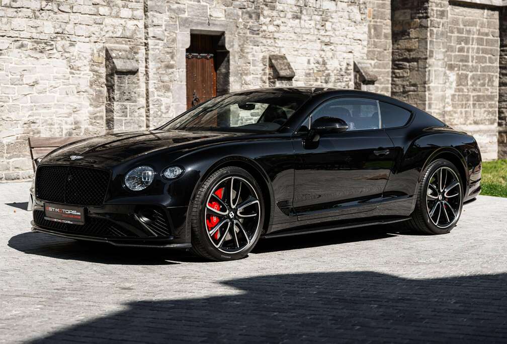Bentley V8 - BENTLEY WARRANTY 12/27 - BELG - CARBONPACK - NAIM - BLACK ON BLACK