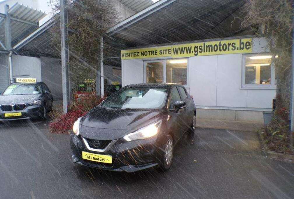 Nissan 1.0DiG 70cv Noir 03/18 81033km Airco Bluetooth USB