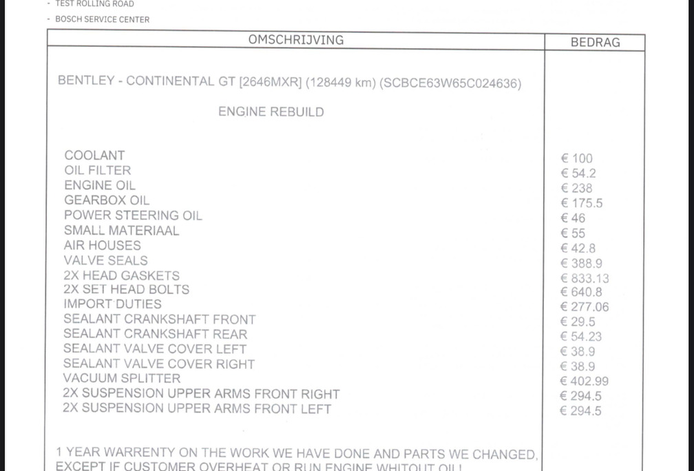 Bentley Continental GT 6.0 BiTurbo W12