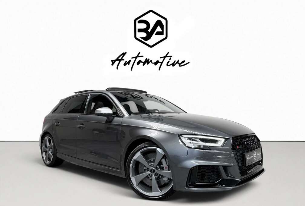 Audi RS3 Sportback 2.5 TFSI Quattro S tronic  CERAMIC BRAKES  B&O  MATRIX  CARPLAY  TOIT PANORAMIQUE