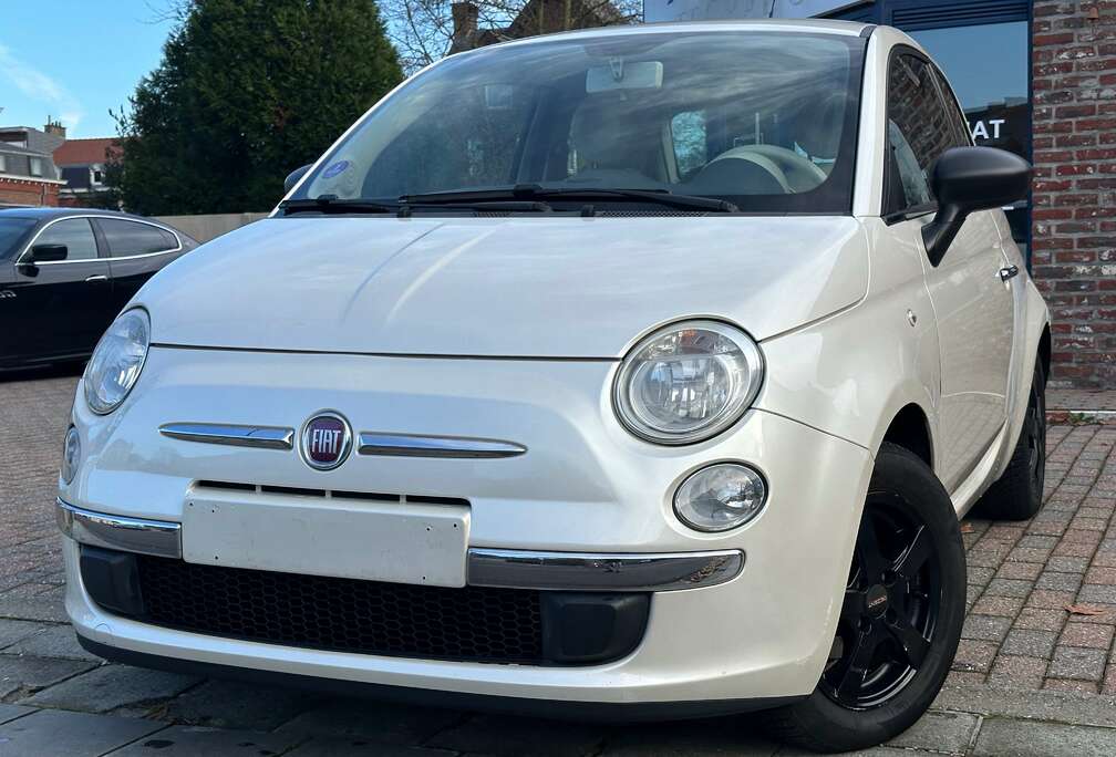 Fiat 1.2i*1ER MAIN*CARNET*CAR-PASS*BLANC NACRE*EURO 5
