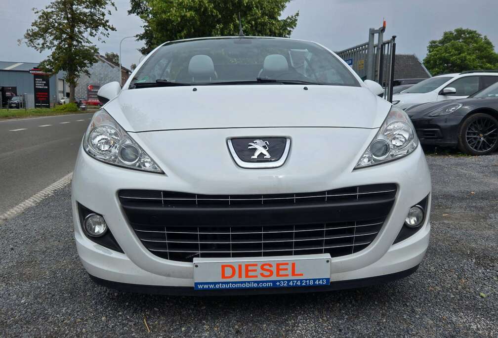 Peugeot 207 CC 1.6 HDi ROLAND GARROS*CUIR*JA*CARNET*ETC