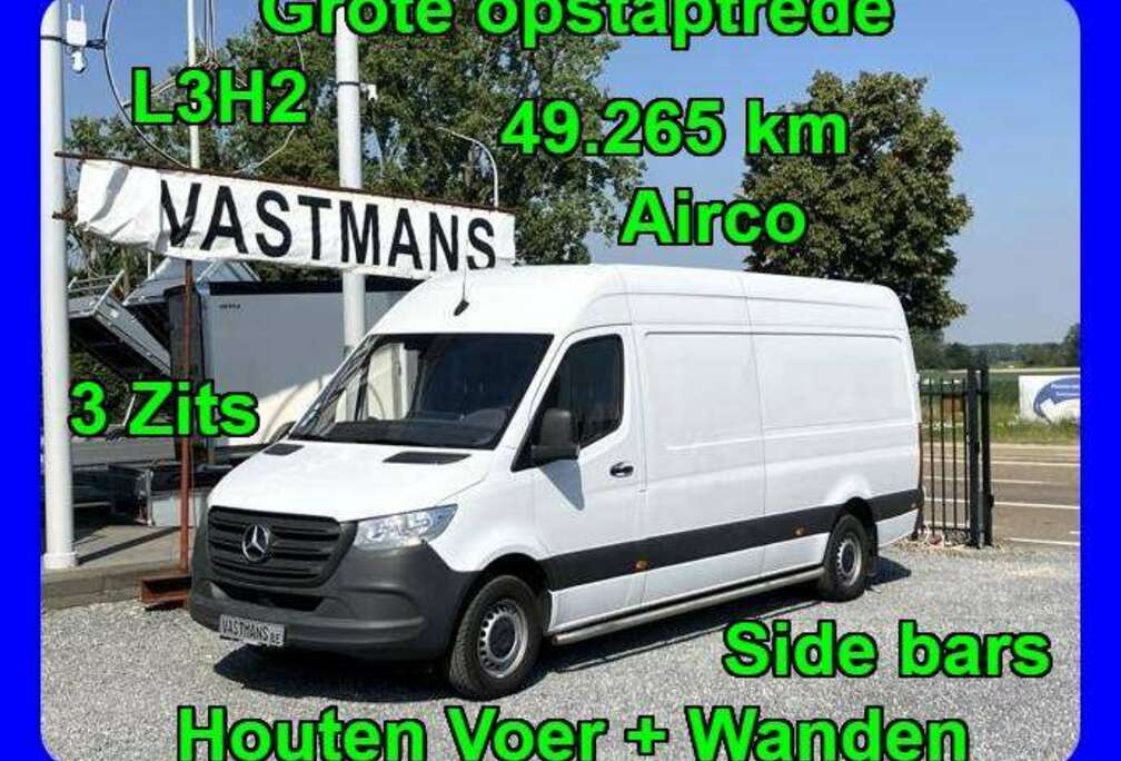 Mercedes-Benz 315 27.500€+BTW / L3 H2 / L3H2 / Grote opstaptrede / Houten afwerking