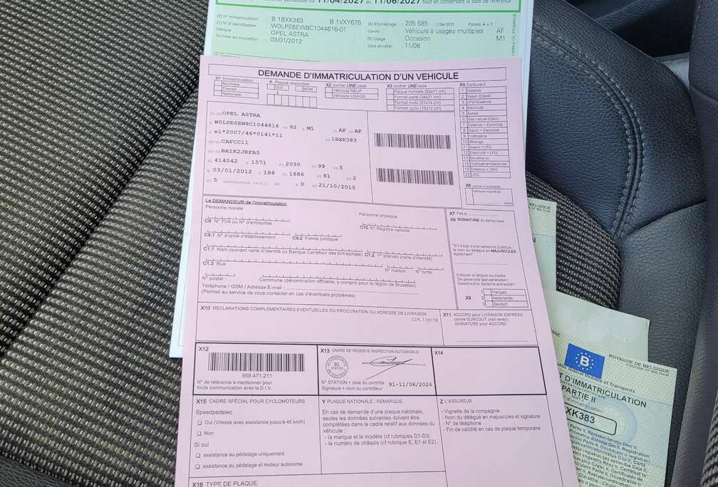 Opel Opel astra 1.7cdti eco.prêt à immatriculer