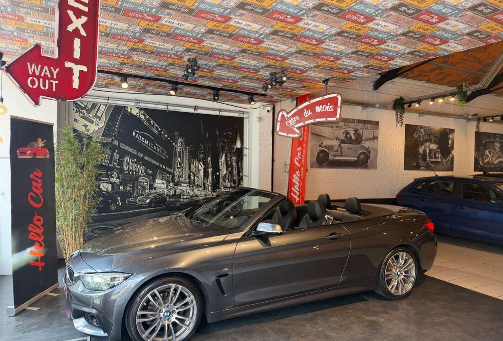BMW Cabrio 420iAS * BOITE AUTO * PACK M * CAMERA * 52.000 KM * CARNET * GARANTIE