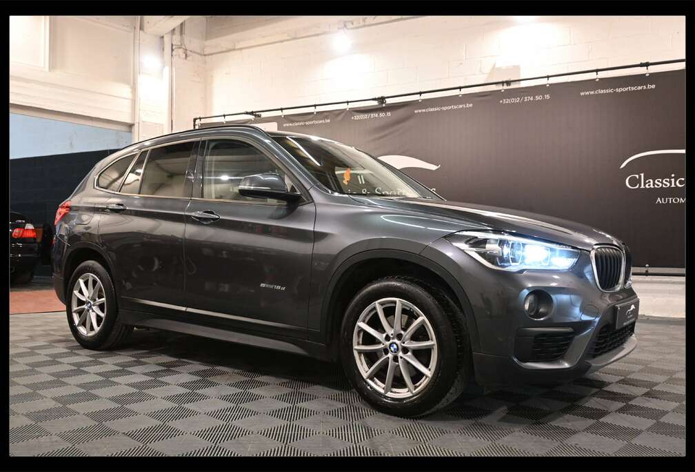 BMW X1 1.5 d sDrive16 PACK SPORT / CUIR / LEDS / GPS NAVIGATION / BLUETOOTH / COFFRE ELECTRIQUE !!