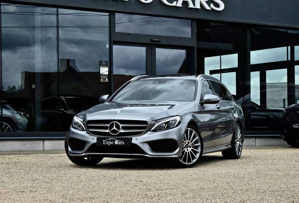 Mercedes-Benz C 220 d*AMG PAKKET*PANO DAK*CAMERA*LEDER*PDC*TREKHAAK*FULL*