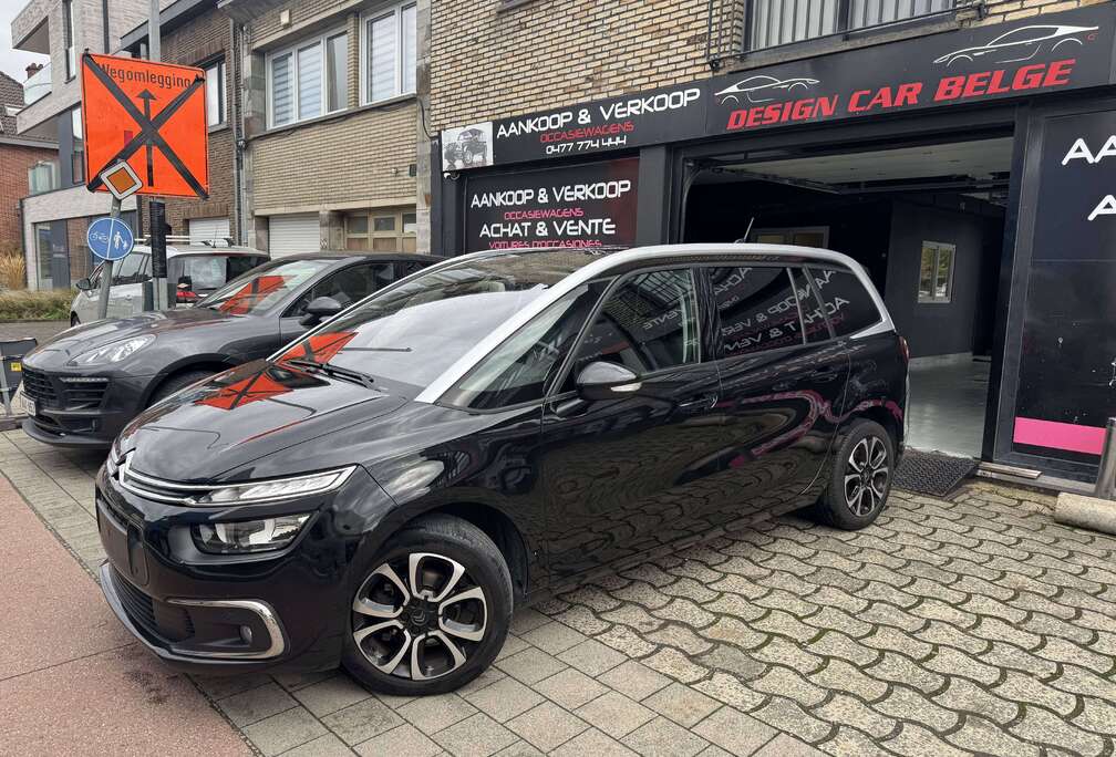 Citroen Grand 1.5 BlueHDi 130 ch — 7 places — 79 000 km — Apple CarPlay — Caméra de recul. (10537€ HTVA))