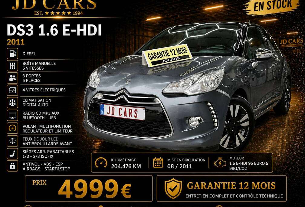 Citroen 1.6 E-HDi GARANTIE 1 AN CTOK