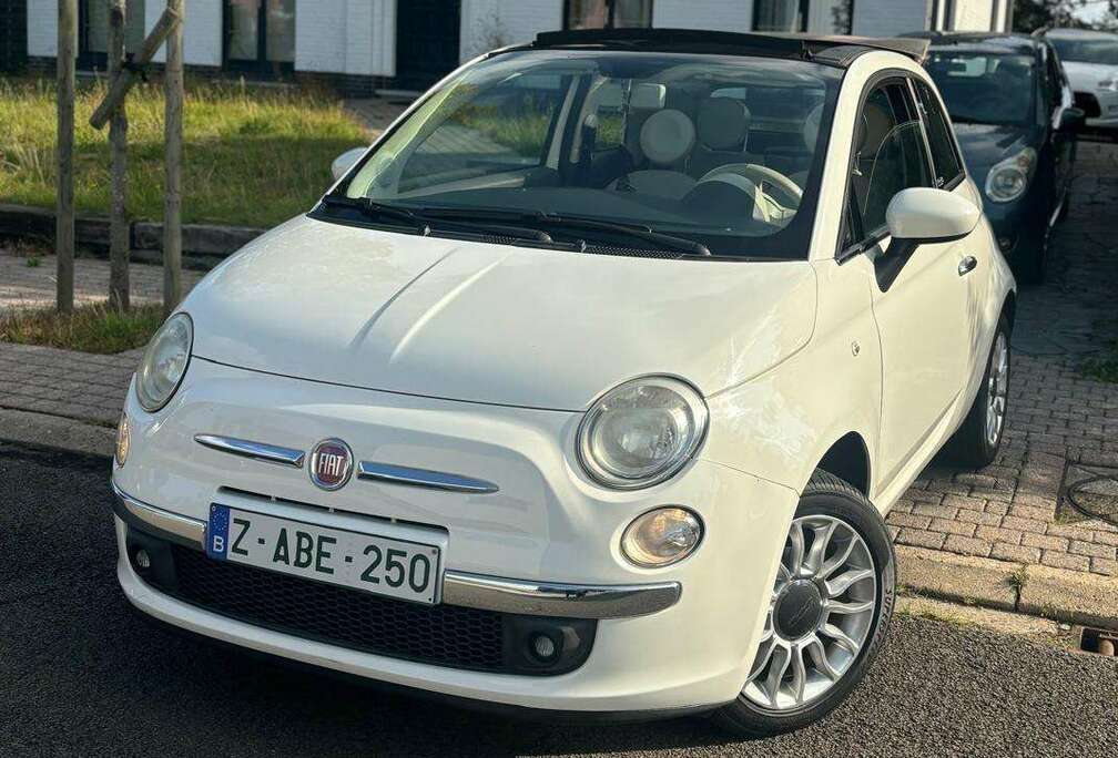 Fiat 500C 1.2i Lounge PUR-02 Stop
