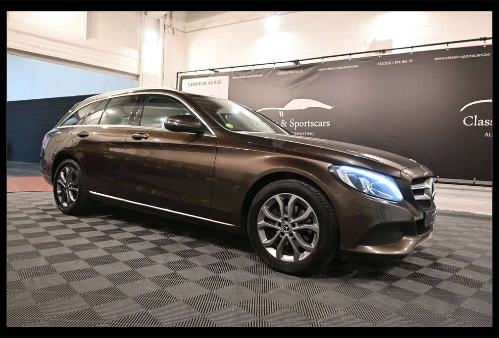 Mercedes-Benz C 180d EURO 6b BREAK / CUIR / CAMERA / LEDS / GPS NAVIGATION !!