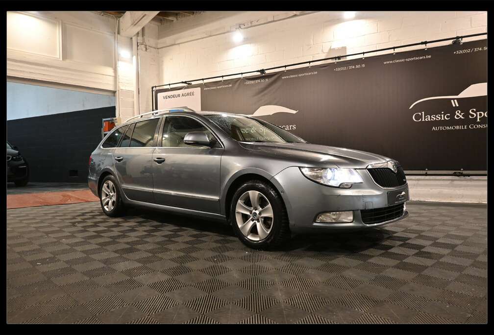 Skoda Superb SW 1.6 CR TDi / CUIR / GPS NAVI / XENON