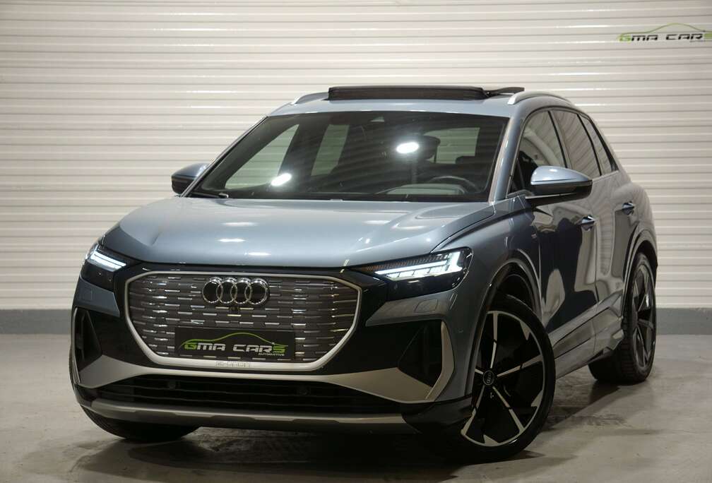 Audi Q4 e-Tron 82 kWh 40 S line-Navi-Airco-PDC-Leder-Pano-Garantie