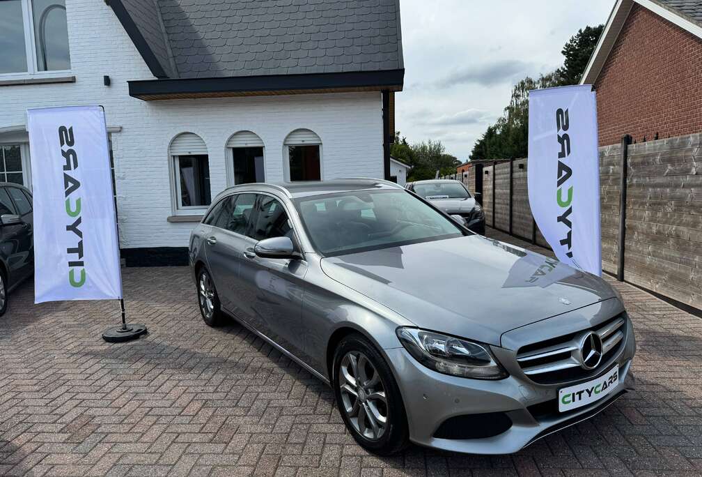 Mercedes-Benz d BREAK-AUTOMAAT 7G-TR-MERCEDES MOTOR 2143cc-AVANTGARDE-ALARME-NAVI- +1 AN DE GARANTIE!-TOPDEAL!!
