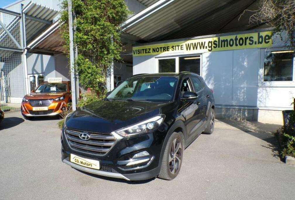 Hyundai 4x4 1.6T-GDi 177cv Automatic noir 01/17 Airco GPS
