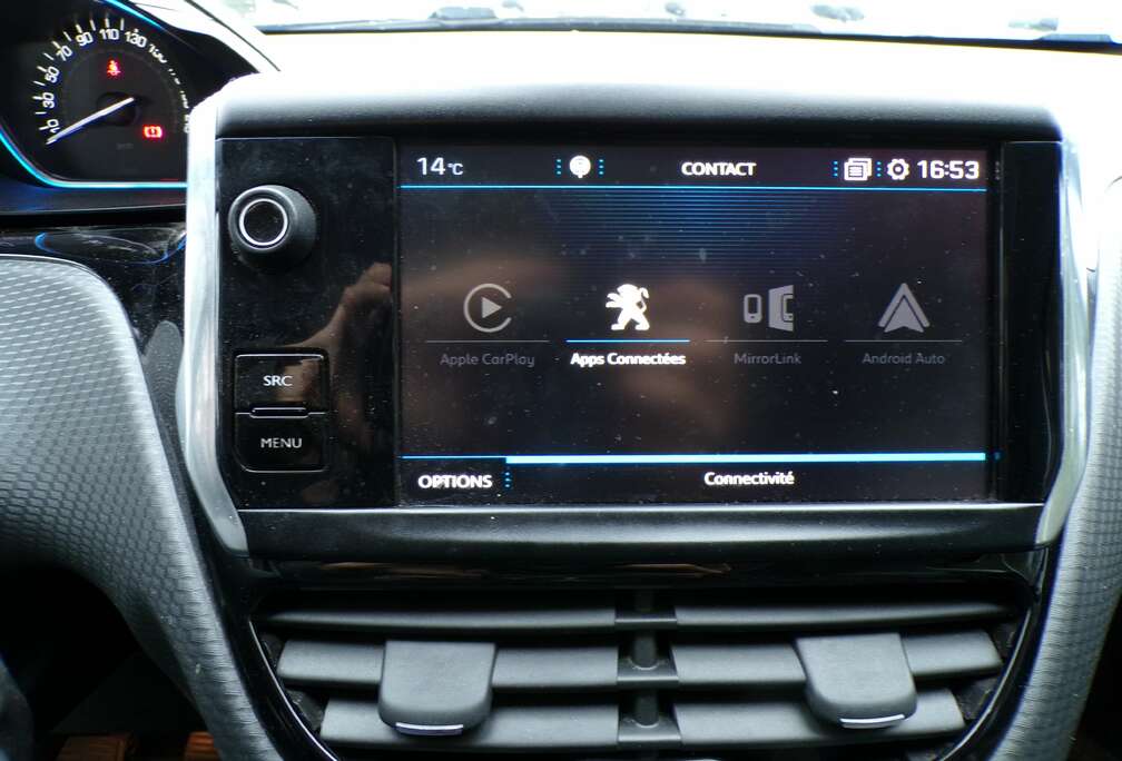 Peugeot 1.2 110cv gris 04/17 Airco GPS Bluetooth Capteurs