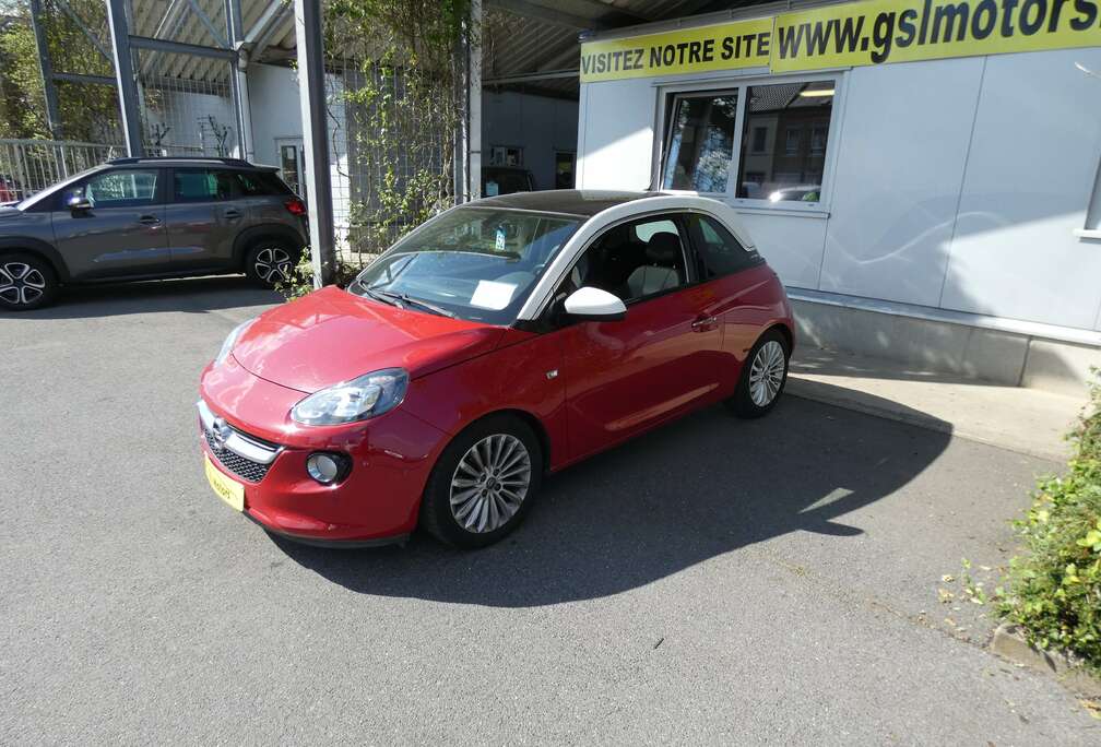 Opel 1.2i 70cv 08/2014 Rouge 74.928 km Airco/Cruise