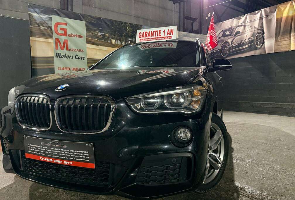 BMW X1 2.0 dA xDrive18 Pack-M GPS Xénon LED Toit Pano Alcantara