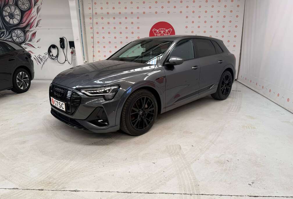 Audi 96 kWh 55 Quattro S line Black styling pakket Pano dak 360 Camera 2e laadpoort lane assist Cruise control SoH 100%