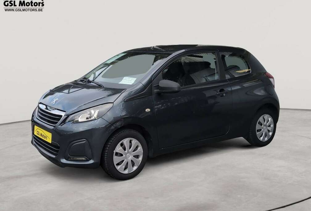 Peugeot 1.0i 69cv 3 portes gris 10/16 86574km Radio USB