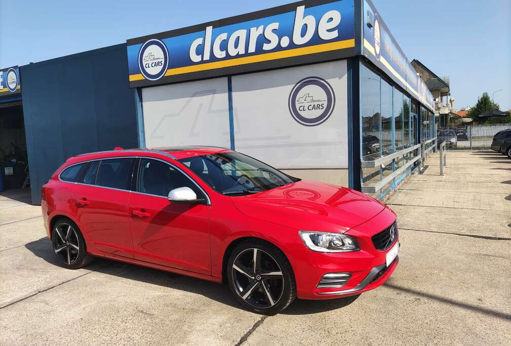 Volvo V60 T6/306pk/Geartronic/R Design/Navi/Leder/Camera