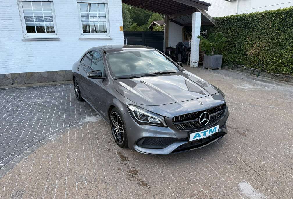 Mercedes-Benz CLA 180 Business Solution AMG (EU6d-TEMP)/ Navi/ pdc voor & achter + camera/ trekhaak/ Pack AMG SPORT/leder-alcantara