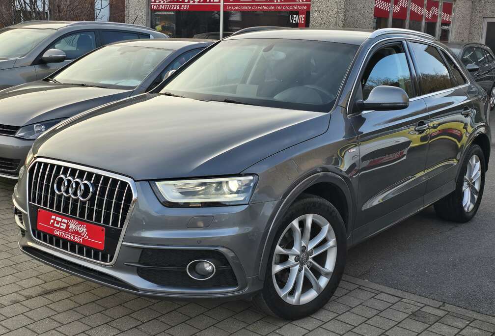 Audi Q3 2.0 TDi S line 1ER PROPRIETAIRE  CAR PASS