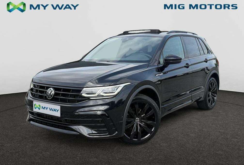 Volkswagen Full R-Line BLACK STYLE 1.5 TSI (150 pk) AUTOMAAT /// Inklapbare trekhaak /// Panoramisch Schuifdak /// Zetelverwarming V