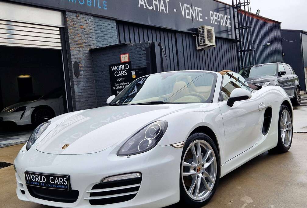 Porsche Boxster 2.7i - BOITE MANUELLE- VOLANT SPORT - BOSE - NAVIGATION - BI XENON - LED - ALCANTARA - BLUETOOTH - CARNET COMPLET