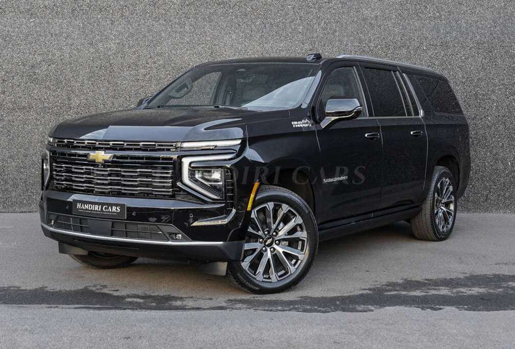Chevrolet 2026 High Country €81 000 6.2L V8 FACELIFT +22 INCH WHEELS BRIGHT MACHINED ALUMINUM AND PAINTED AFTER MIDNIGHT