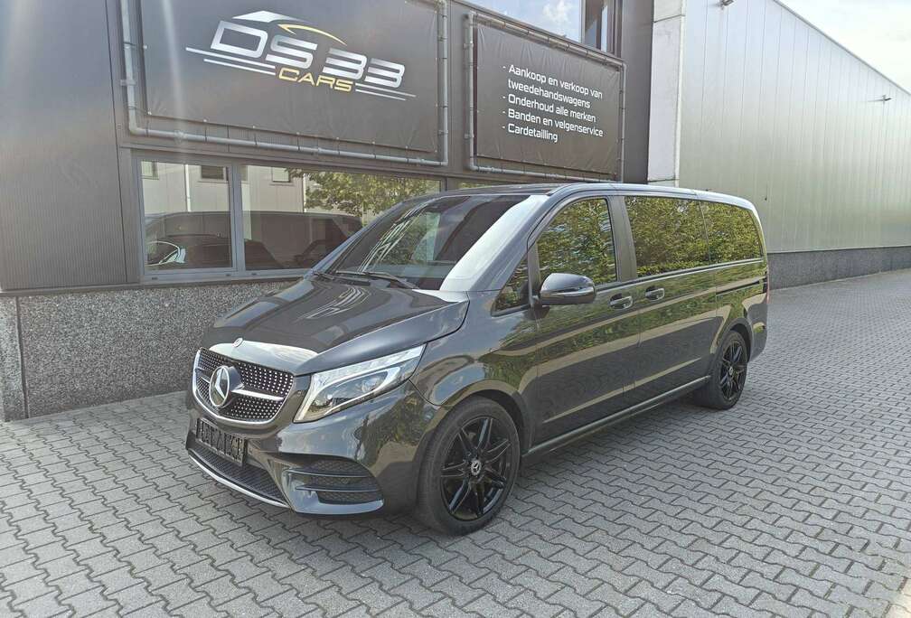 Mercedes-Benz d 5-zit AMG + Night/Warm+koud Leder/360/AdCruise/Trekhaak/LED/DodeHoek/Burmester