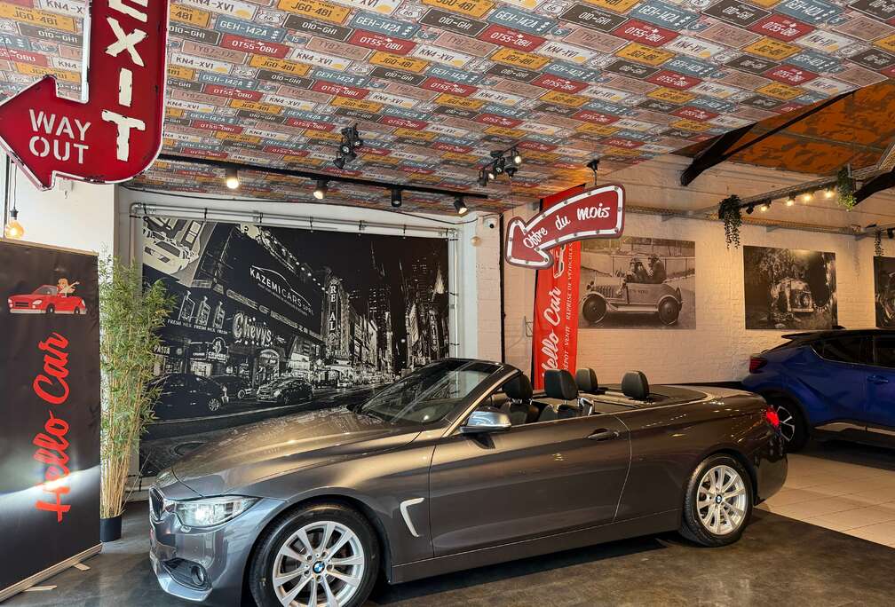 BMW Cabrio 420iA * ETAT IMPECCABLE * CUIRS * LEDS * LIFT * GARANTIE