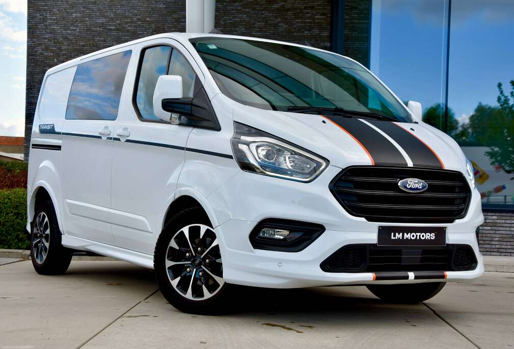 Ford Transit Custom 2.0 TDCi SPORT EDITION **DUBBELE CABINE** 5 ZIT PLAATSEN + LICHTE VRACHT **