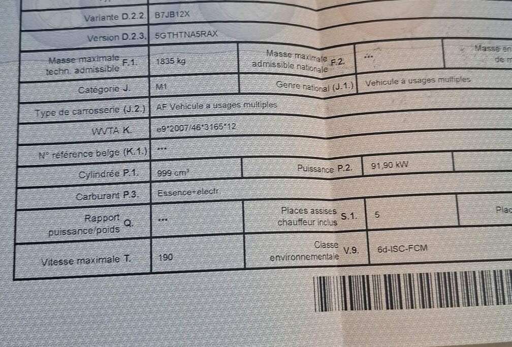 Ford 1.0 EcoBoost 125 ch mHEV S&S Powershift ST-Line De