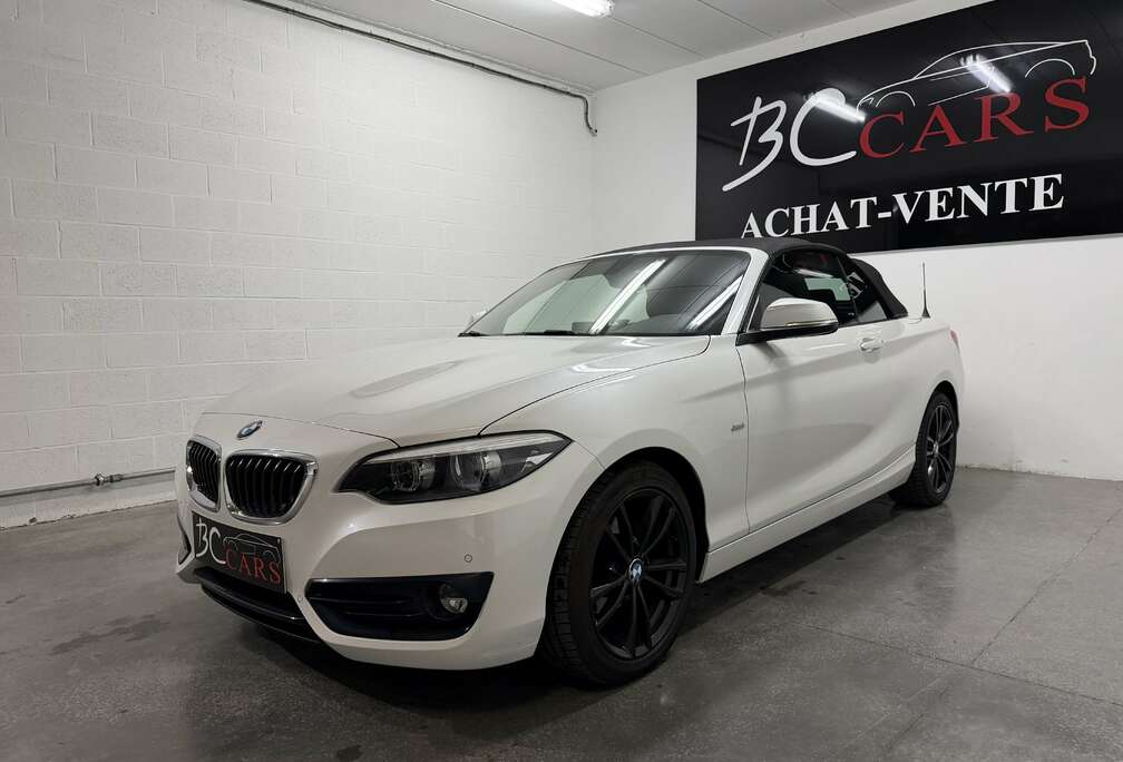 BMW Cabrio 218i*GARANTIE*GPS*PHARE LED*SIEGE SPORT*