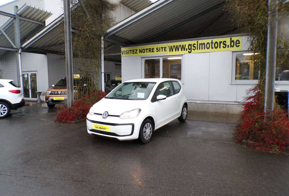 Volkswagen 1.0i 60cv Automatique blanc04/17 94025km Airco DAB