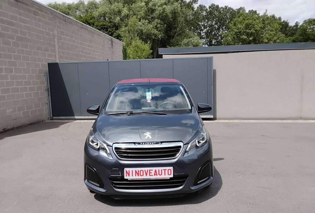 Peugeot 1.0  CABRIO BLUETOOTH  1STE EIGENAAR  63000KM