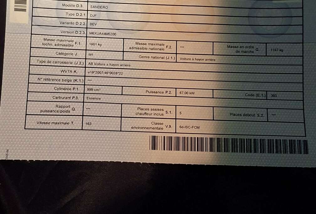 Dacia Sandero Stepway 1.0 TCe Expression CVT