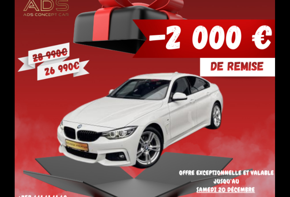 BMW I Grand coupé pack M 2.0L 184CV
