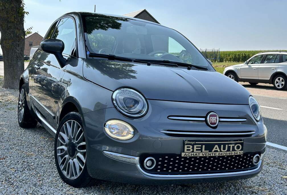 Fiat 500 1.2i-T. pano-Clim auto-Cruise-1an garantie
