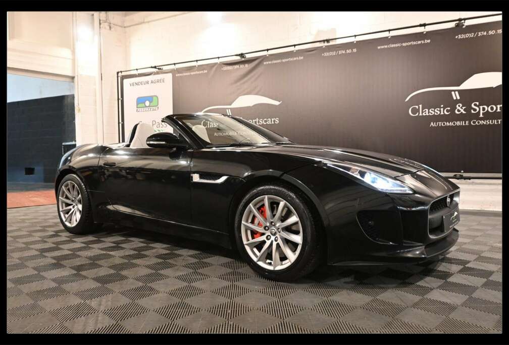 Jaguar F-Type Cabrio 3.0i V6 / CAMERA / GPS NAVI / LEDS