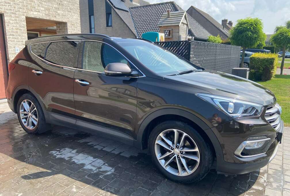 Hyundai Santa Fe blue 2.2 CRDI 4WD Automatik Style